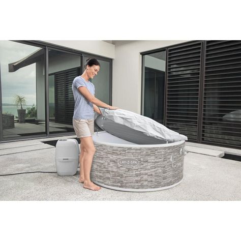 Hot Tub Spa Jacuzzi Inflable Vancouver 5 Personas Bestway-7
