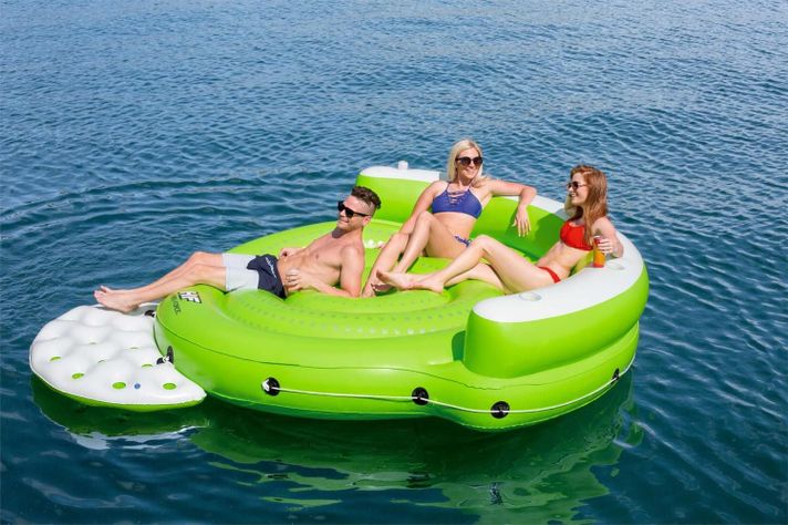 Flotador Isla Con Respaldo 5 Personas 2.75X2.55M Bestway-1