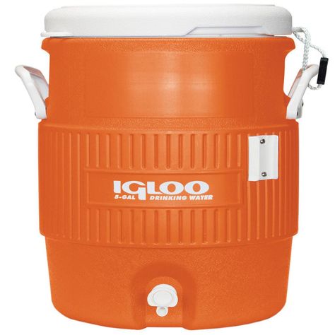 Cooler Termo Con Dispensador Naranjo 5 Galones / 19 Litros-0
