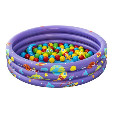 Piscina Inflable con Pelotas Intergalactic 102X25Cms Bestway-0