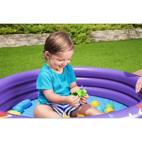 Piscina Inflable con Pelotas Intergalactic 102X25Cms Bestway-5