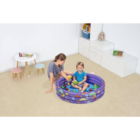 Piscina Inflable con Pelotas Intergalactic 102X25Cms Bestway-6
