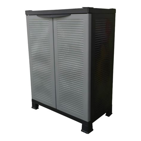 Armario Closet Plástico Prestige Mediano 68x39x92 Cms Ram-0