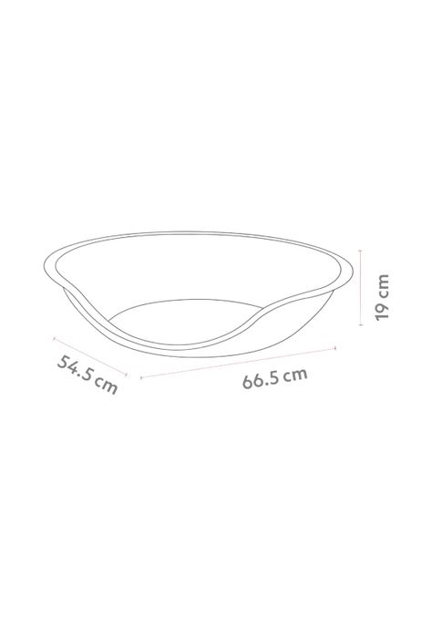 Cama Mascotas 66X53X16 Cm Beige Plastiken-2