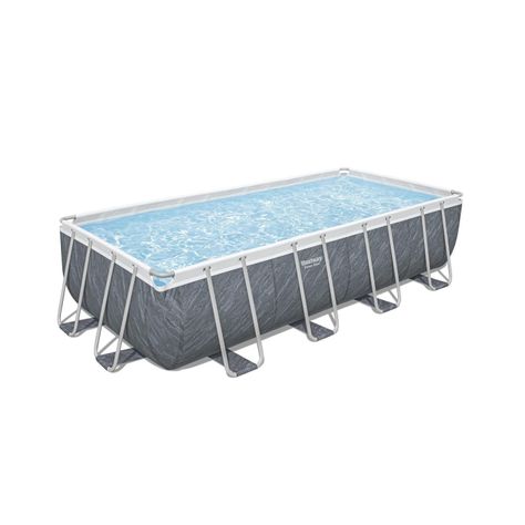 Piscina Bestway Rectangular C/Filtro Gris 5.49MX2.74MX1.22M-3