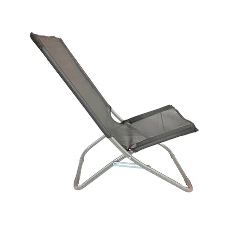 Silla Playera Gray Beach Gris 88x54x47cm North Pak-4