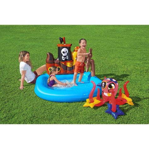 Piscina y juegos Inflable Pirata 1.40X1.30X 1.04 Bestway-1