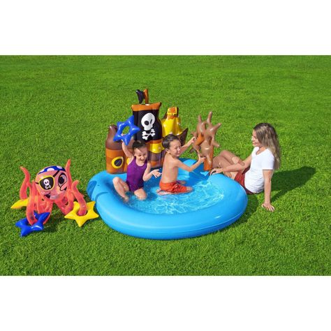Piscina y juegos Inflable Pirata 1.40X1.30X 1.04 Bestway-8