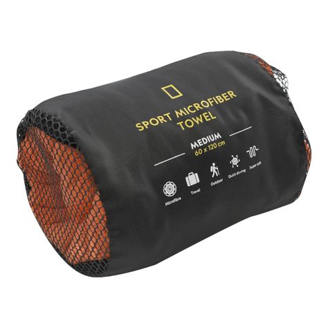Toalla Deportiva Secado Rapido Naranja M National Geographic-3
