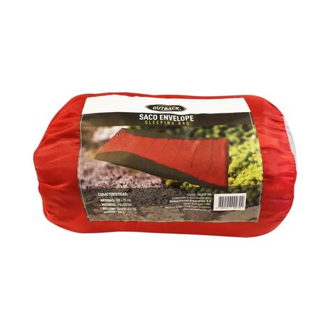 Saco De Dormir Envelope Outback Rojo-1