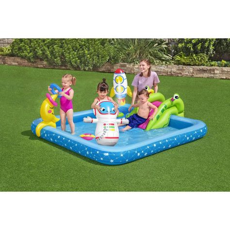 Piscina y juegos inflable Astros 2.28MX2.06MX84Cms Bestway-1