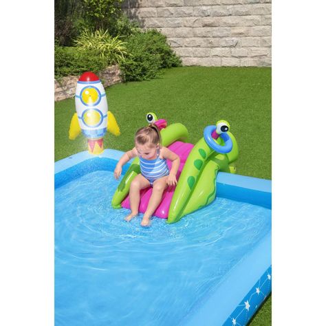 Piscina y juegos inflable Astros 2.28MX2.06MX84Cms Bestway-7