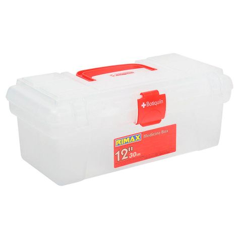 Caja Organizadora Botiquin Transparente 30x16x13 cms Rimax-2