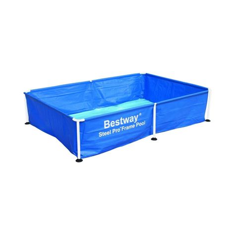 Piscina Bestway Rectangular para niños 2.28MX1.59MX42Cm Azul-0