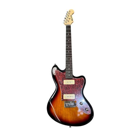 Guitarra eléctrica tipo Jaguar marca Euro-0