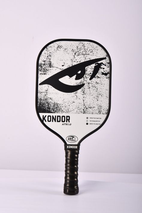 Pala de Pickleball KONDOR ATTK 1.0 3K Carbon-0