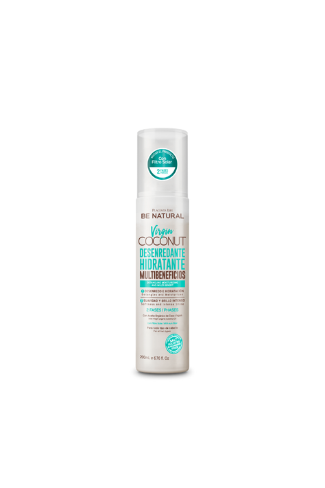 Desenredante Multibeneficios Virgin Coconut Be Natural 200ml-0