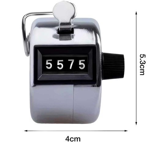 Cuenta Personas Manual Mecanico Contador de Mano Dedo Anillo Metal-2