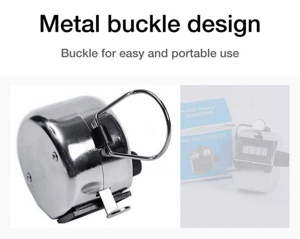 Cuenta Personas Manual Mecanico Contador de Mano Dedo Anillo Metal-8