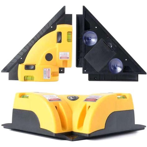 Nivel Escuadra Laser Nivelador Regla 90 Angulo Recto Esquina-6