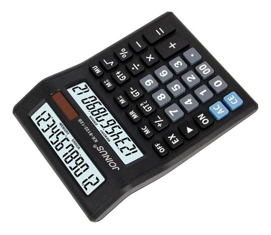 Calculadora Doble Pantalla Lcd A Pila Comercio Negocio Otros-2