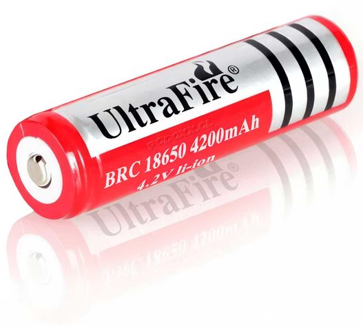 Pila Recargable 18650 Bateria Li-Ion Litio Linterna Vapeador-0