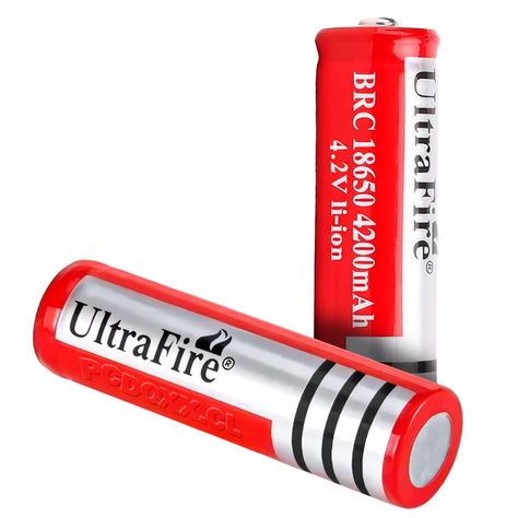 Pila Recargable 18650 Bateria Li-Ion Litio Linterna Vapeador-1