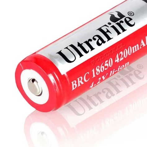 Pila Recargable 18650 Bateria Li-Ion Litio Linterna Vapeador-3