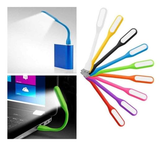 3x Luz Led Mini Portatil Usb Flexible Lampara Usb Led Color-1
