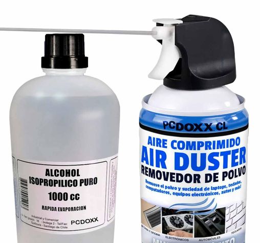 Soplador De Aire Limpieza Circuitos + Alcohol Isopropilico-7