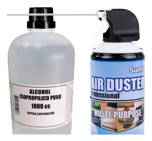Soplador De Aire Limpieza Circuitos + Alcohol Isopropilico-8