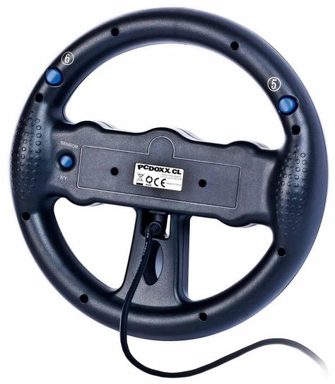 Control Pc Juego Mando Manubrio Carrera Auto Volante Avion Timon-1