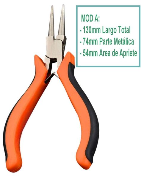 Alicate Joyero Pinza Punta Larga Fina Conico Manualidades-3