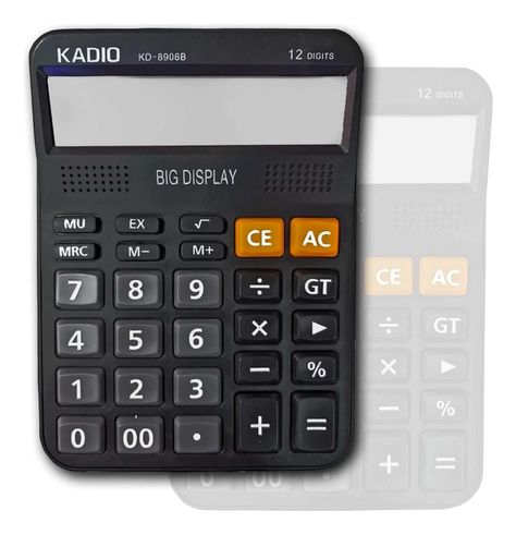 Calculadora Lcd De 12 Digitos Escuela Oficina Casa Comercio-3