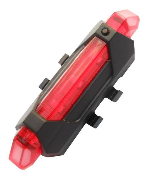 Luz Led Delantera Trasera Recargable Para Bicicleta-1
