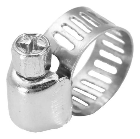 5X Set De Abrazadera Metalica Con Tornillo Para Manguera Jardin-1