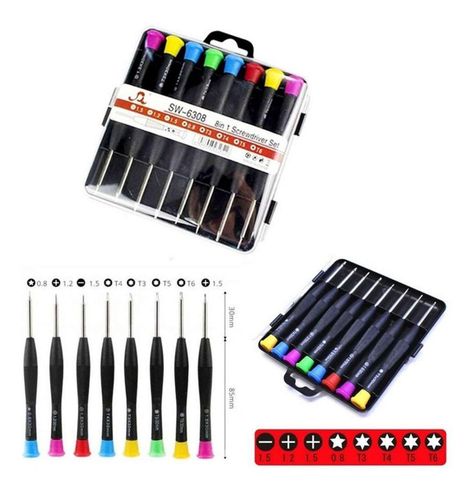 Set Juego De Herramientas Destornilladores De Precision Torx-3
