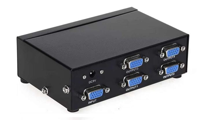 Splitter Adaptador Vga Multi Puerto Video Pantallas Multiples-0
