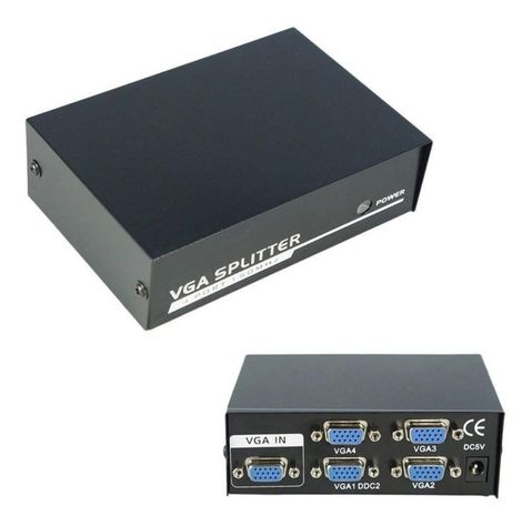 Splitter Adaptador Vga Multi Puerto Video Pantallas Multiples-2