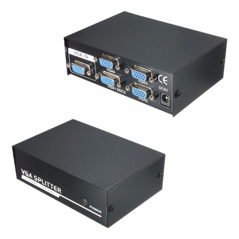 Splitter Adaptador Vga Multi Puerto Video Pantallas Multiples-3