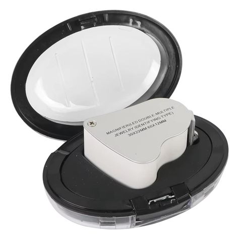 Lupa Doble Microscopio Plegable Luz Led Joyeria-1