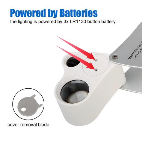 Lupa Doble Microscopio Plegable Luz Led Joyeria-6