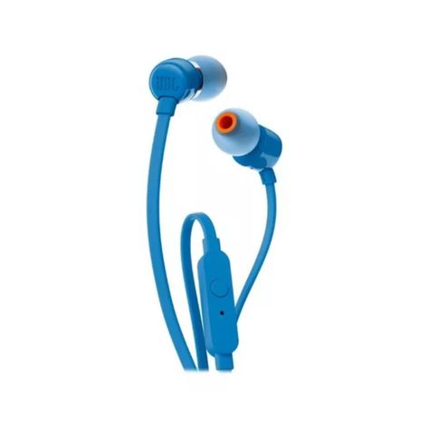 Audifonos manos libres JBL T110 Azul in ear cable-1