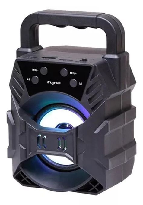Parlante portatil Recargable Bt 5w 3 color Negro reacond-0
