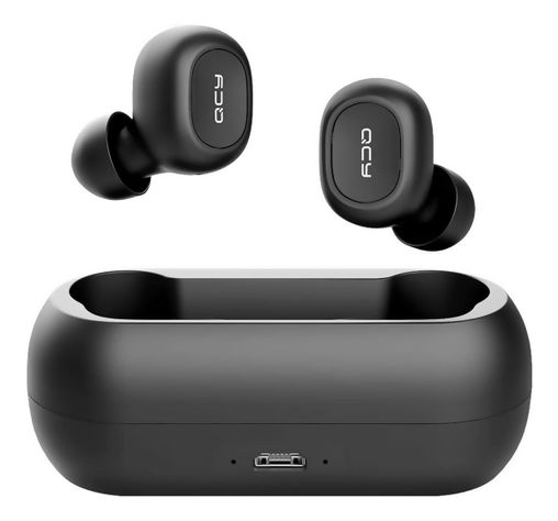 Audifonos In-ear Qcy T1c Inalambricos Negro Luz Led Nuevo-3
