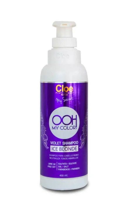 SHAMPOO OOH MY COLOR VIOLET ICE BLONDE CLOE 400 ML-0