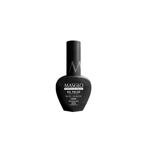 Gel Polish Base Rubber Clear Masglo-0