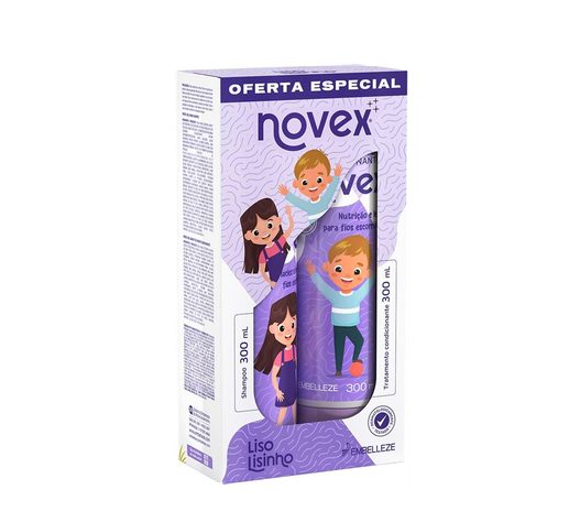 Kit Shampoo y Acondicionador Lisinho 300 g Novex-0