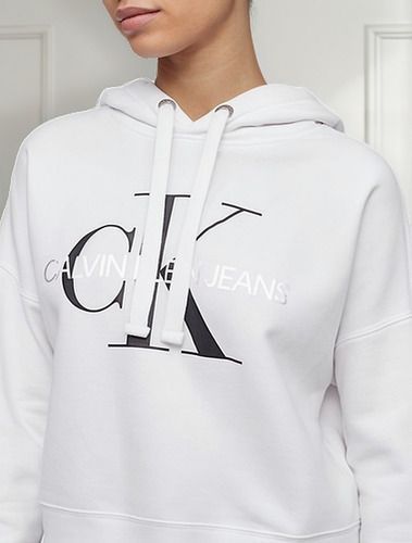 Polerón Blanco Oversize Calvin Klein-0
