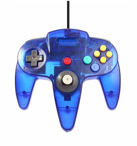 Joystick Usb Pc Diseño Nintendo 64 N64 Azul-0